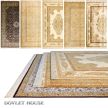 Luxurious Silk and Wool Carpets - DOVLET HOUSE 3D model image 1 