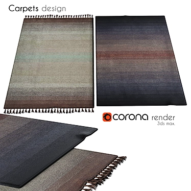 Elegant Carpets: 444 568 Poly 3D model image 1 