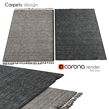 Luxury Velvet Carpets - 052 3D model image 1 