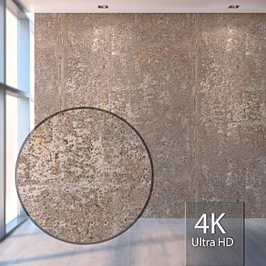 Seamless Plaster Texture: High Resolution, Detailed 3D model image 1 