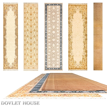 Title: Luxury Carpet Runners Collection 3D model image 1 