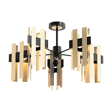 Stylish Loft Ceiling Chandelier by Spada 3D model image 1 