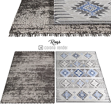 Luxury Collection: Elegant Carpets 3D model image 1 