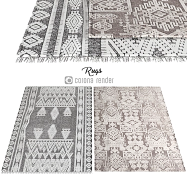 Luxury Floor Carpets | High-Quality & Stylish 3D model image 1 