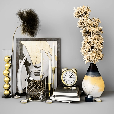 Elegant Decor Set 2015 3D model image 1 