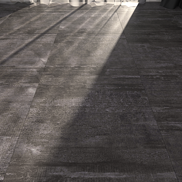 Hangar Coal Floor Tile - 60x60 cm 3D model image 1 