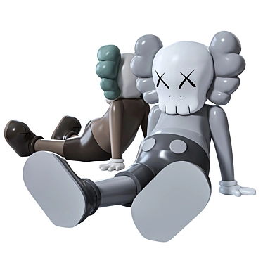 Collectible KAWS Companions Set 3D model image 1 