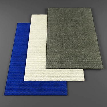 High-Resolution Rugs Set 3D model image 1 