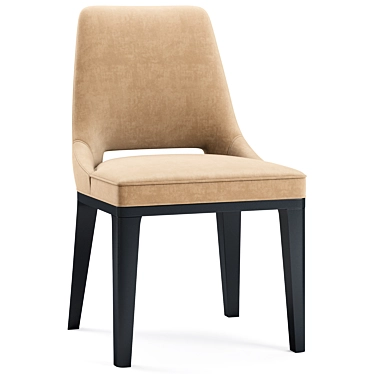 Premium Aspen Contract Side Chair 3D model image 1 