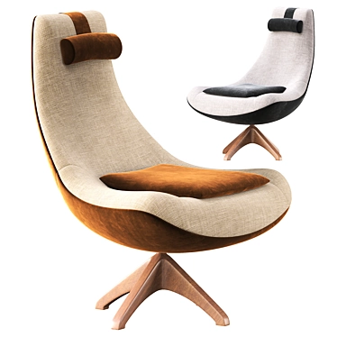 ErgoMax Agata Armchair 3D model image 1 