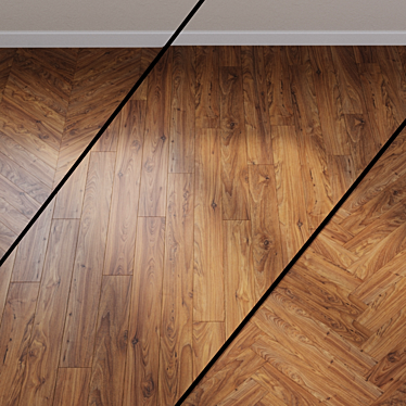 Elite Walnut Laminate 3D model image 1 