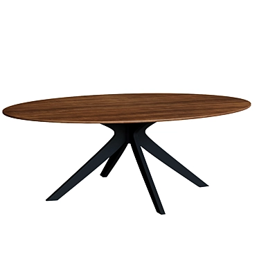 Title: Naanim 180x110cm Dining Table 3D model image 1 