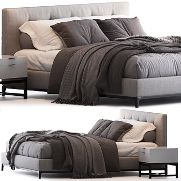 Andersen Bed: Elegant and Sleek 3D model image 1 