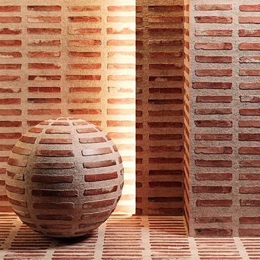 Seamless Brick Map - High-Quality 3D model image 1 