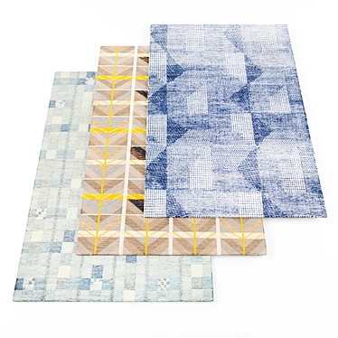 Modern Collection: High Resolution Rugs 3D model image 1 