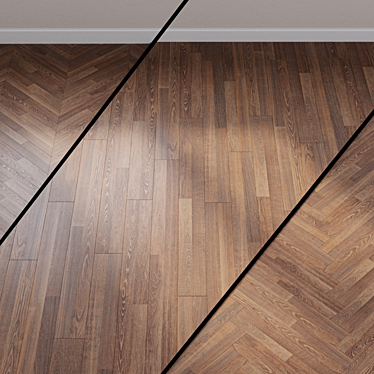 Kronospan Auburn Oak Laminate: Elegant and Versatile 3D model image 1 