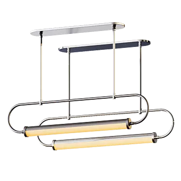 Modern Bauhaus Rohr Pendant 3D model image 1 