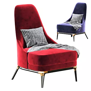 Redd Armchair: Contemporary Comfort 3D model image 1 