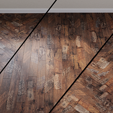 Kronoflooring Highway 8525: Stylish Laminate 3D model image 1 