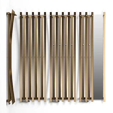 Terma Passo: Designer Vertical Radiators 3D model image 1 