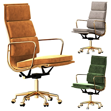 Eames Soft Pad Group Executive Chair 3D model image 1 