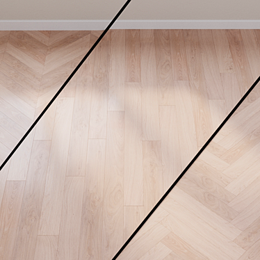 Classic Oak White Laminate by Quick-Step 3D model image 1 