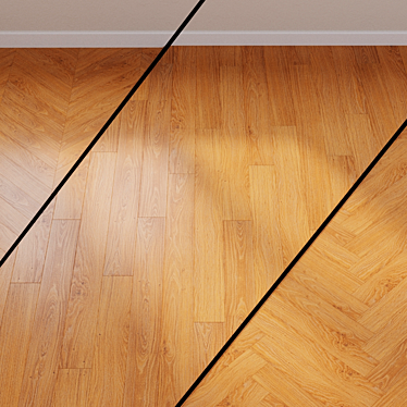 Quick Step Natural Oak Laminate QSM033 3D model image 1 