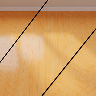 Classic Natural Beech Laminate - Quick Step 3D model image 1 