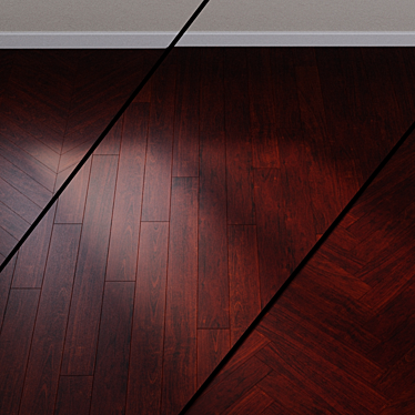 Quick-Step Country Collection: Merbau Laminate 3D model image 1 