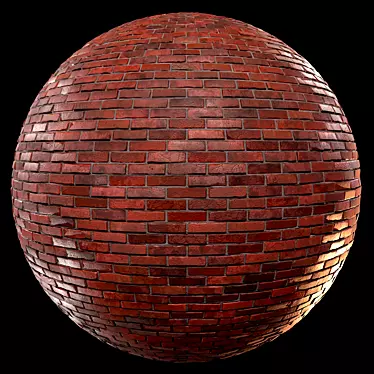 Brick Design PBR Texture 3D model image 1 