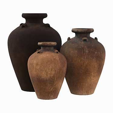 Vintage Ceramic Vases | Antique Collection 3D model image 1 