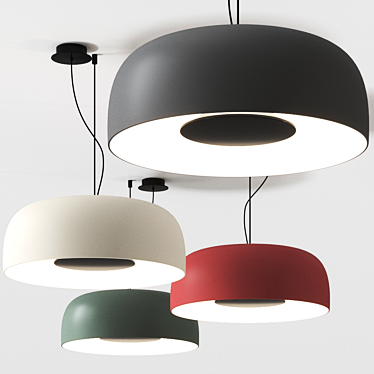 Marset Djembé 100 Pendant: Sleek Spanish Design 3D model image 1 