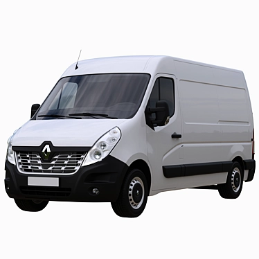 Renault Master L2H2 Van: Medium Wheelbase, Front Wheel Drive 3D model image 1 