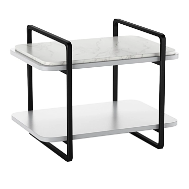 Elegant Momocca Adara Bedside Table 3D model image 1 