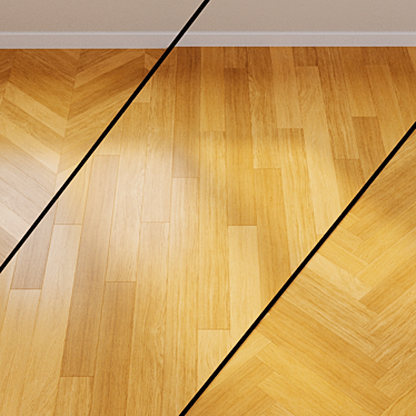 Quick-Step Natural Oak Laminate Collection - Eligna U896 3D model image 1 