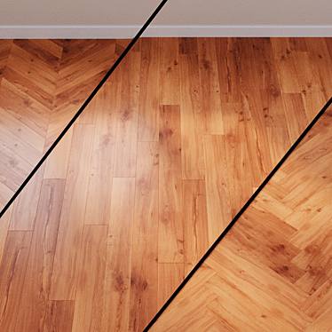 Vintage Oak Laminate Flooring 3D model image 1 