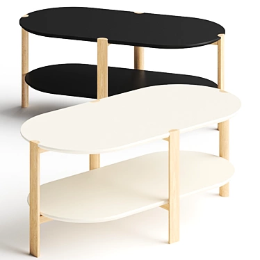 John Lewis Perch Coffee Table: Modern and Versatile 3D model image 1 