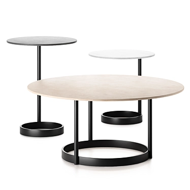 Sleek SPOSA Coffee Tables: Versatile Elegance 3D model image 1 