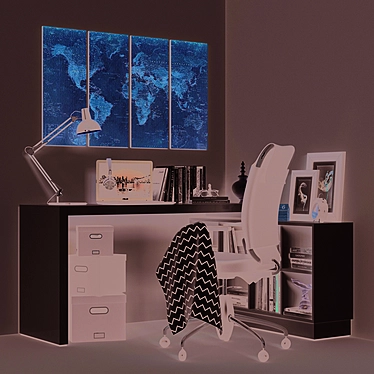 Versatile Workplace Solution 3D model image 1 