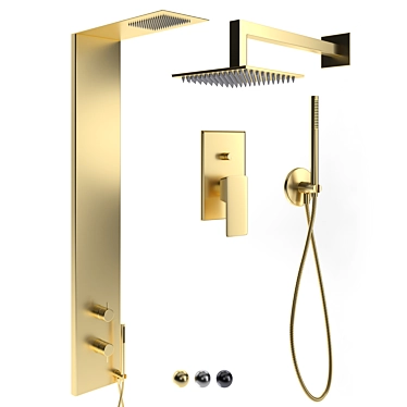 Paffoni Shower: Ultimate Modern Elegance 3D model image 1 