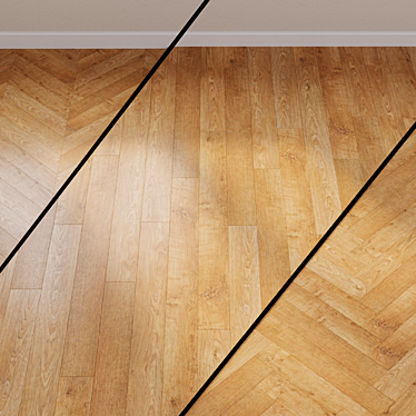 Quick-Step Perspective UF312 Oak Laminate 3D model image 1 