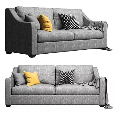 Luxurious Wesley Hall Mcguire Sofa. 3D model image 1 
