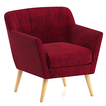 Elegant Madelyn Chair: Stylish sophistication for your space 3D model image 1 