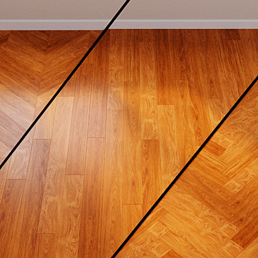 Dark Oak Laminate Flooring 3D model image 1 