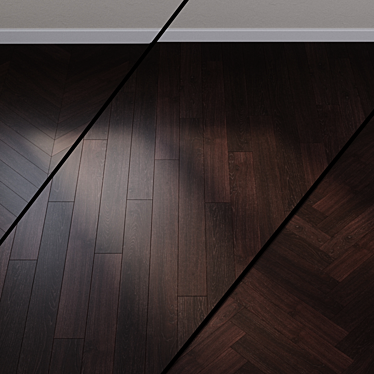 Intense Oak Laminate Flooring 3D model image 1 