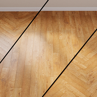 Urban Oak Laminate Flooring 3D model image 1 