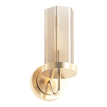 Elegant Vienna Sconce 3D model image 1 