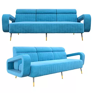 Vical Sladki Sofa: Elegant and Spacious 3D model image 1 