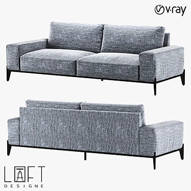 Modern LoftDesign Sofa 3974 3D model image 1 