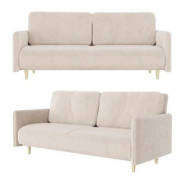 Versatile Lazurit Sofa Bed 3D model image 1 